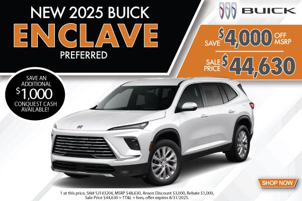 New 2025 Buick Enclave