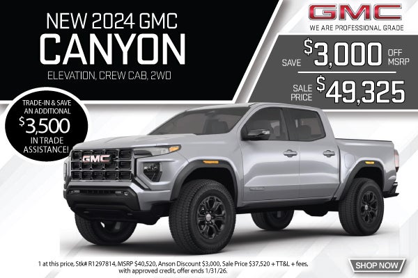 New 2024 GMC Canyon