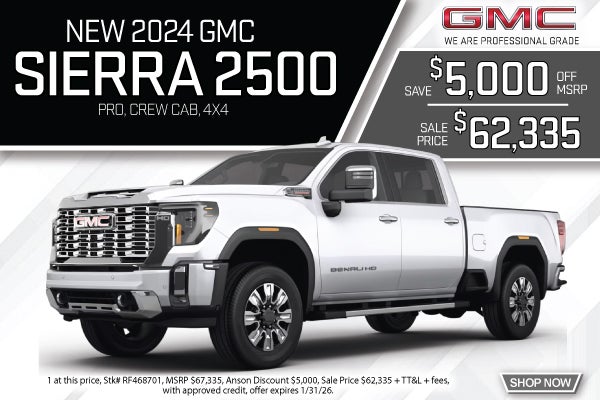 New 2024 GMC Sierra 2500